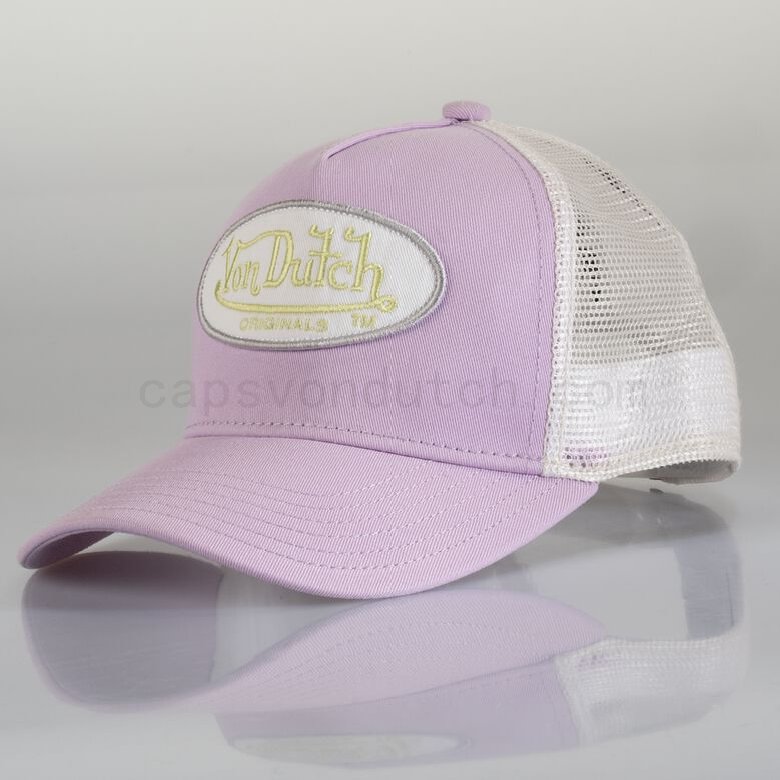 (image for) Online Kaufen Von Dutch Originals -Trucker Boston Cap, lilac/white F0817888-01309